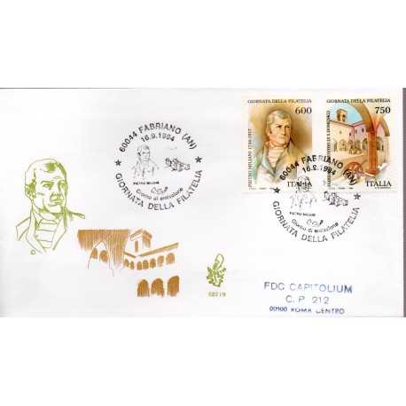 1994 FDC VENETIA 822 ITALIA GIORNATA DELLA FILATELIA VIAGGIATA MF28505