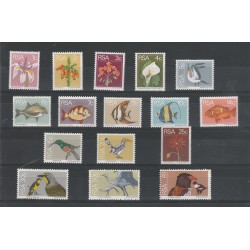 SOUTH AFRICA RSA 1974 FAUNA FLORA YVERT N 359-374 - 16 V MNH MF55357