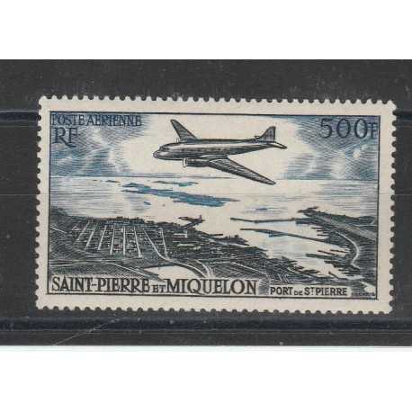 S PIERRE ET MIQUELON 1956 FR 500 - 1 V MLH MF 50713