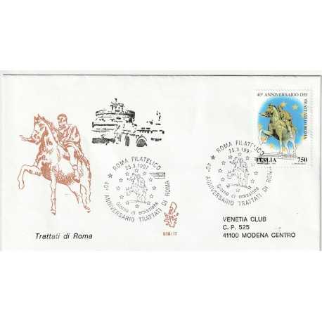 1997 FDC VENETIA 909/IT TRATTATI DI ROMA MF80375