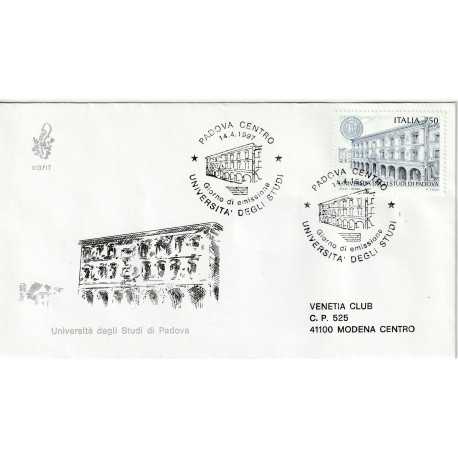 1997 FDC VENETIA 913/IT ITALIA UNIVERSITA' DEGLI STUDI DI PADOVA MF80379