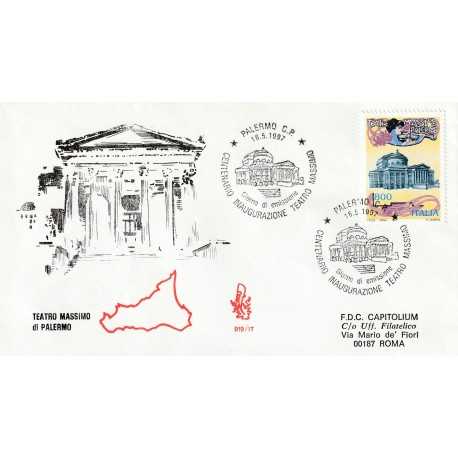 1997 FDC VENETIA 919/IT ITALIA TEATRO MASSIMO DI PALERMO MF80386