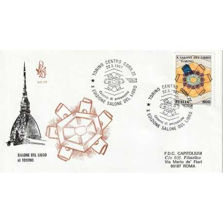 1997 FDC VENETIA 921/IT ITALIA SALONE DEL LIBRO DI TORINO MF80388