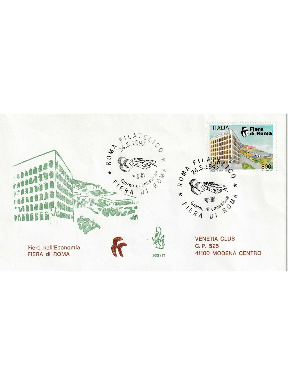 1997 FDC VENETIA 923/IT ITALIA FIERA DI ROMA MF80391