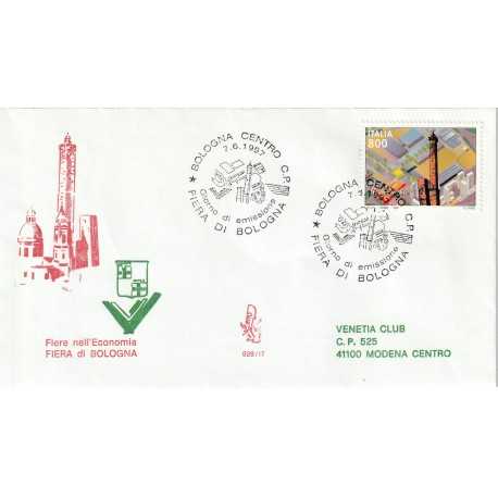 1997 FDC VENETIA 928/IT ITALIA FIERA DI BOLOGNA MF80397