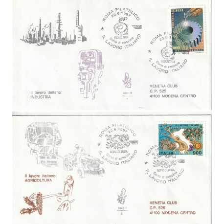 1997 FDC VENETIA 932/IT ITALIA SERIE INDUSTRIA E AGRICOLTURA MF80401