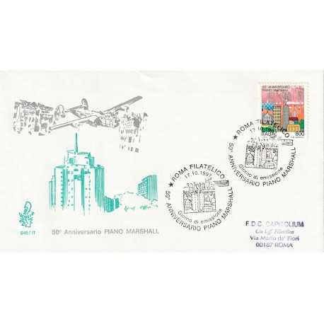 1997 FDC VENETIA 945/IT ITALIA 50 ANN. PIANO MARSHALL MF80414