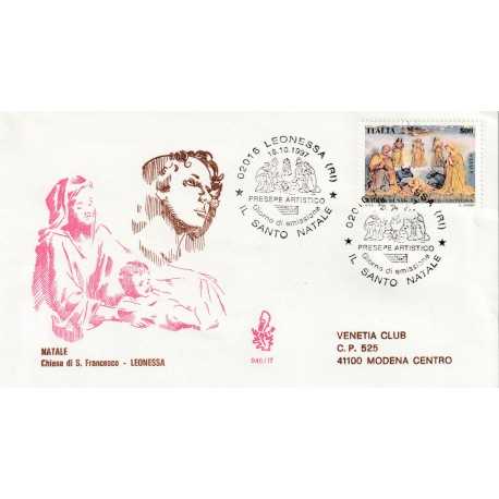 1997 FDC VENETIA 946/IT ITALIA NATALE - LEONESSA MF80415