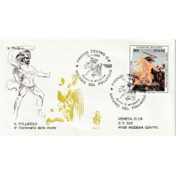 1998 FDC VENETIA 954/IT ITALIA IL POLLAIOLO 4 CENT. MORTE MF80423