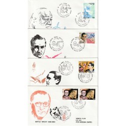 1998 FDC VENETIA 955/IT ITALIA SERIE SCRITTORI CELEBRI MF80424