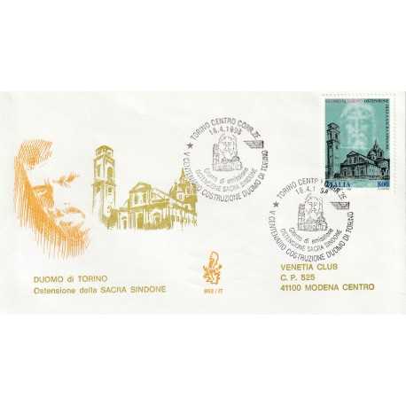 1998 FDC VENETIA 963/IT ITALIA OSTENSIONE SACRA SINDONE MF80432