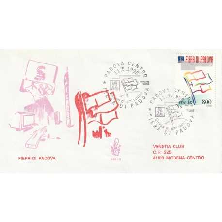 1998 FDC VENETIA 966/IT ITALIA FIERA DI PADOVA MF80435