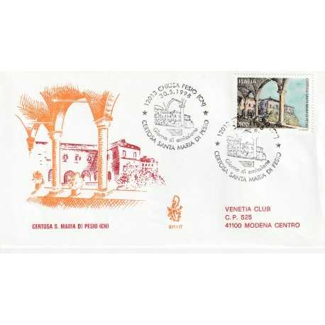 1998 FDC VENETIA 971/IT ITALIA CERTOSA S. MARIA DI PESIO MF80440