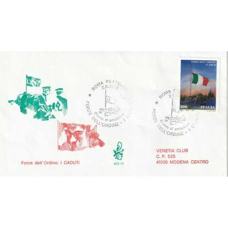 1998 FDC VENETIA 972/IT ITALIA FORZE DELL'ORDINE I CADUTI MF80441