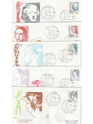 1998 FDC VENETIA 977/IT ITALIA SERIE ORDINARIA DONNE CELEBRI MF80446