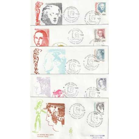 1998 FDC VENETIA 977/IT ITALIA SERIE ORDINARIA DONNE CELEBRI MF80446