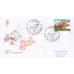 1996 FDC VENETIA 879 ITALIA PALERMO FIERA DEL MEDITERRANEO VIAGGIATA MF28481