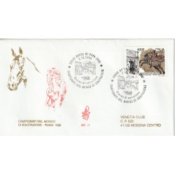 1998 FDC VENETIA 983/IT ITALIA MONDIALI DI EQUITAZIONE - ROMA MF80454