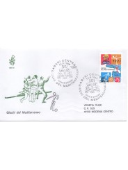 1996 FDC VENETIA 889 ITALIA GIOCHI DEL MEDITERRANEO VIAGGIATA MF28470