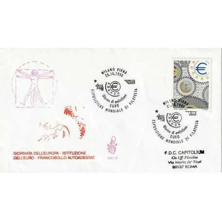 1998 FDC VENETIA 991/IT ITALIA GIORNATA DELL'EUROPA AUTODESIVO MF80462