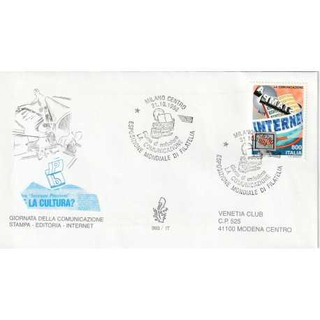 1998 FDC VENETIA 993/IT ITALIA GIORNATA DELLA COMUNICAZIONE MF80464