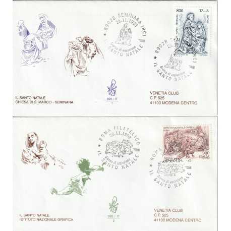 1998 FDC VENETIA 995/IT ITALIA SERIE NATALE MF80465