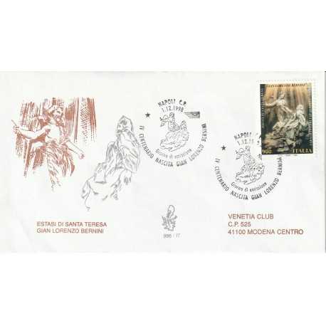 1998 FDC VENETIA 996/IT ITALIA ESTASI DI S. TERESA BERNINI MF80466