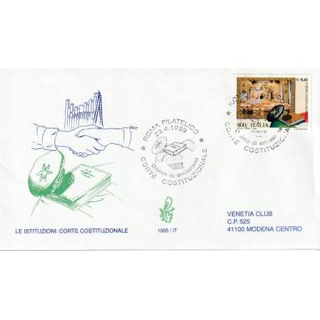 1999 FDC VENETIA 1005/IT ITALIA LE ISTITUZIONI CORTE COST. MF80475