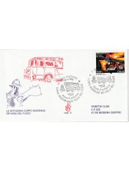 1999 FDC VENETIA 1006/IT ITALIA LE ISTITUZIONI VIGILI DEL FUOCO MF80476