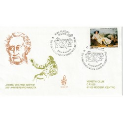 1999 FDC VENETIA 1019/IT ITALIA GOETHE 250 ANN. NASCITA MF80490