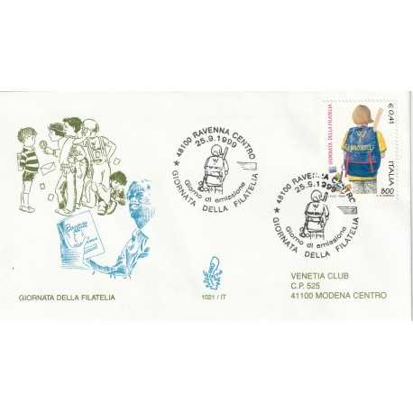 1999 FDC VENETIA 1021/IT ITALIA GIORNATA DELLA FILATELIA MF80492