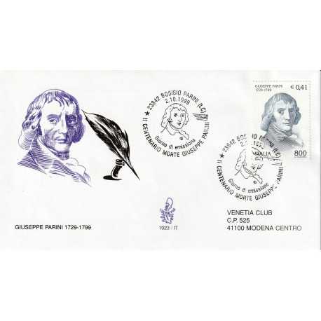 1999 FDC VENETIA 1023/IT ITALIA GIUSEPPE PARINI 1729-1799 MF80494