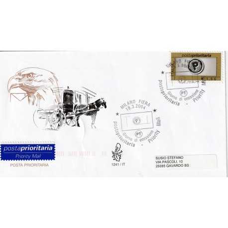 2004 FDC VENETIA N. 1241/IT ITALIA POSTA PRIORITARIA MF80516