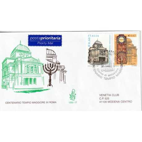 2004 FDC VENETIA N. 1252/IT ITALIA CENT. TEMPIO MAGGIORE IN ROMA MF80525