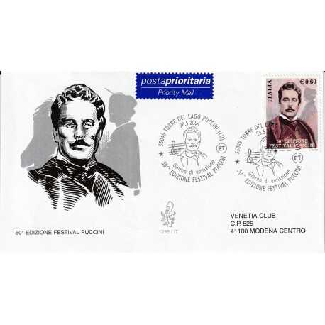 2004 FDC VENETIA N. 1255/IT ITALIA 50 ED. FESTIVAL PUCCINI MF80529