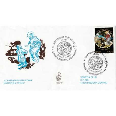 2004 FDC VENETIA N. 1265/IT ITALIA MADONNA DI TIRANO MF80539