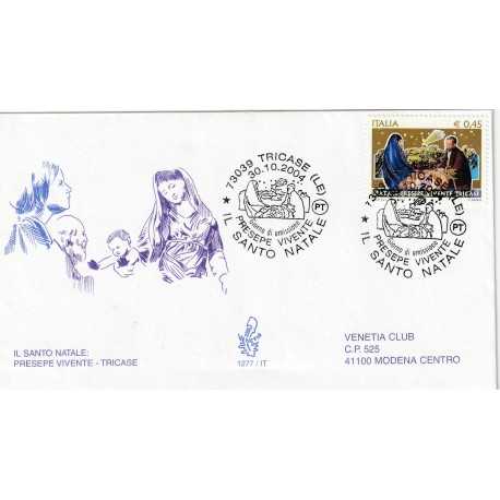 2004 FDC VENETIA N. 1277/IT TALIA NATALE TRICASE MF80550