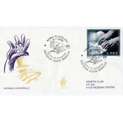 2004 FDC VENETIA N. 1279/IT TALIA SISTEMA LOUIS BRAILLE MF80552