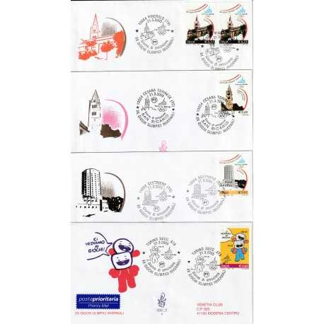 2005 FDC VENETIA N. 1293/IT TALIA SERIE GIOCHI OLIMPICI INVERNALI MF80565