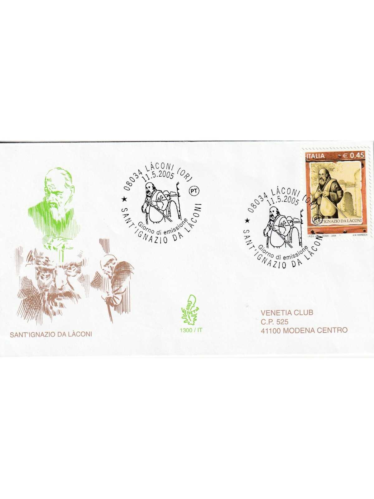 2005 FDC VENETIA N. 1300/IT TALIA SANT'IGNAZIO DA LACONI MF80572