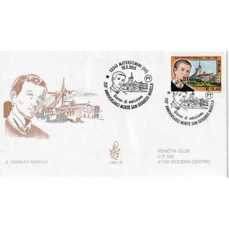 2005 FDC VENETIA N. 1305/IT ITALIA S. GERALDO MAIELLA MF80577