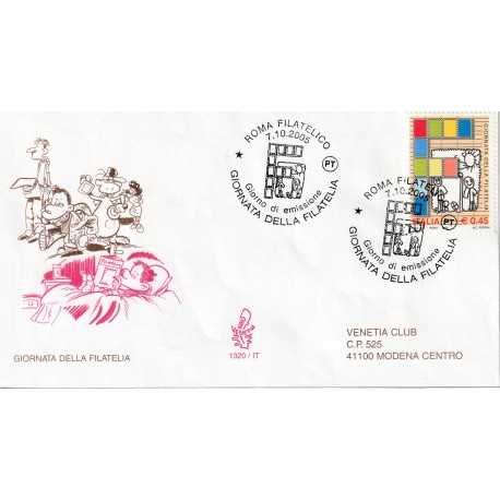 2005 FDC VENETIA N. 1320/IT ITALIA GIORNATA DELLA FILATELIA MF80591