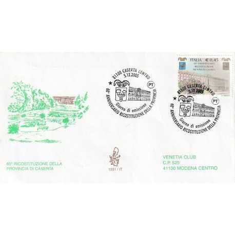 2005 FDC VENETIA N. 1331/IT ITALIA 60 RICOST. PROV. CASERTA MF80602