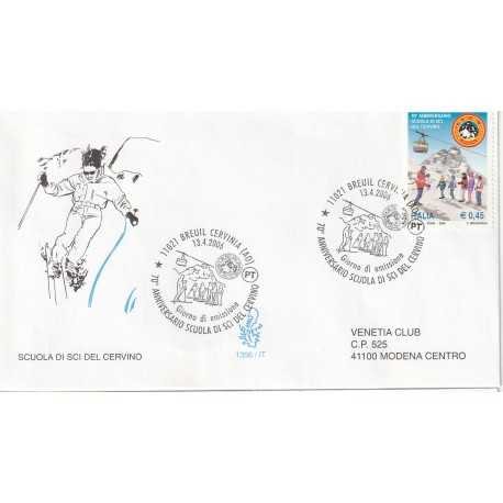 2006 FDC VENETIA 1355/IT ITALIA SCUOLA SCI CERVINO MF80624