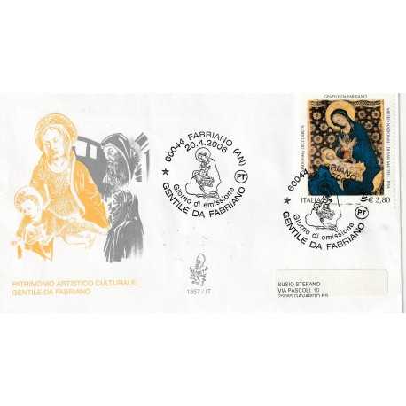 2006 FDC VENETIA 1357/IT ITALIA GENTILE DA FABRIANO MF80625