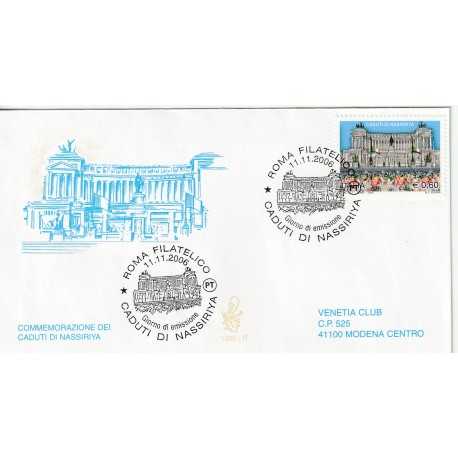 2006 FDC VENETIA 1390/IT ITALIA COMM. CADUTI DI NASSIRIYA MF80645