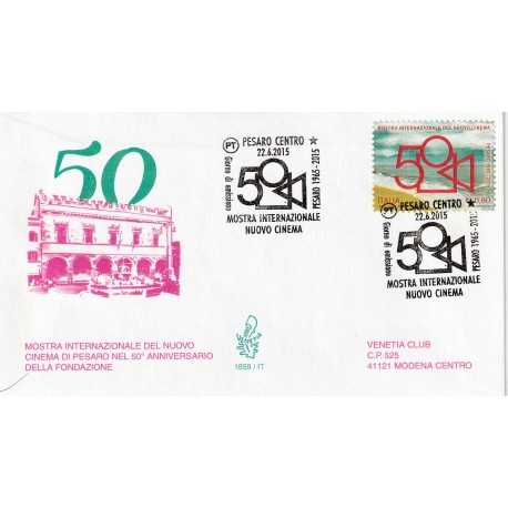 2015 FDC VENETIA N. 1859/IT ITALIA PESARO FILM FESTIVAL MF80711