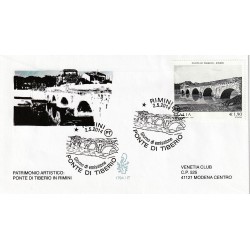 2014 FDC VENETIA 1794/IT ITALIA PONTE DI TIBERIO IN RIMINI MF80004