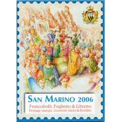 2006 SAN MARINO LIBRO UFFICIALE COMPLETO RACCOLTA EMISSIONI FILATELICHE MF28236