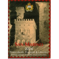 2004 SAN MARINO LIBRO UFFICIALE COMPLETO RACCOLTA EMISSIONI FILATELICHE MF28297